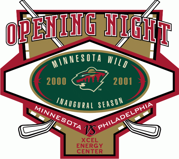 Minnesota Wild 2001 Special Event Logo iron on heat transfer